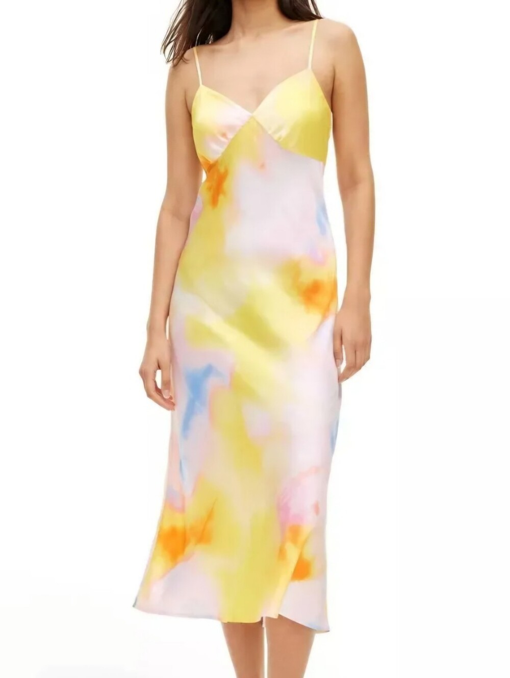 Diane von Furstenberg x Target Long Satin Sunset Slip Dress - Size XL